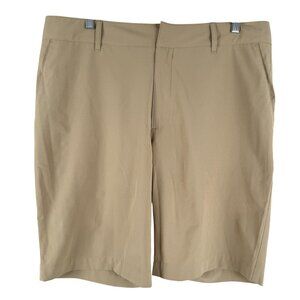 Lacoste‎ Sport President Cup Shorts Mens Size 34 Beige Tan Stretch NWT SS-2058